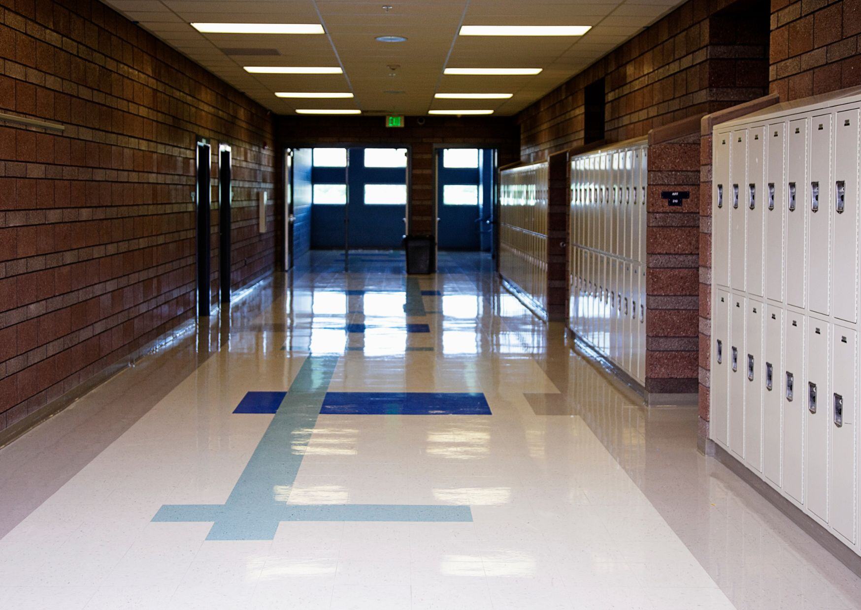 school corridor